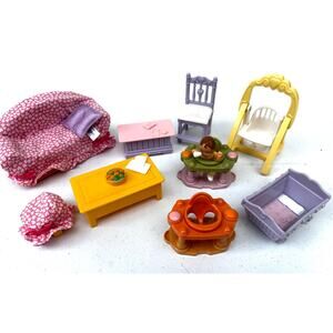 Fisher Price Loving Family dollhouse Family Room nursery baby furniture